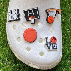 5 Basketball Shoe Charms Bundle